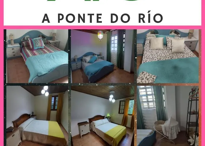 Semesterbostad A Ponte Do Rio Bealo